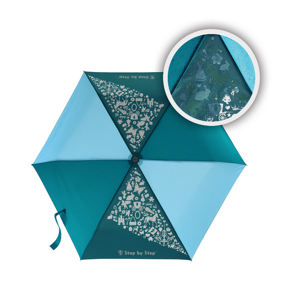 Step by Step Regenschirm, Petrol Blue