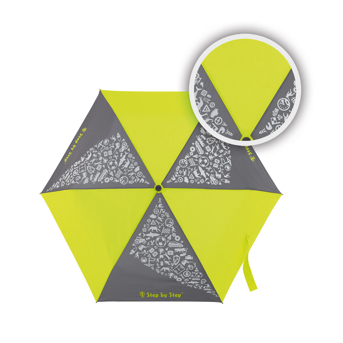 Step by Step Regenschirm, Neon Yellow