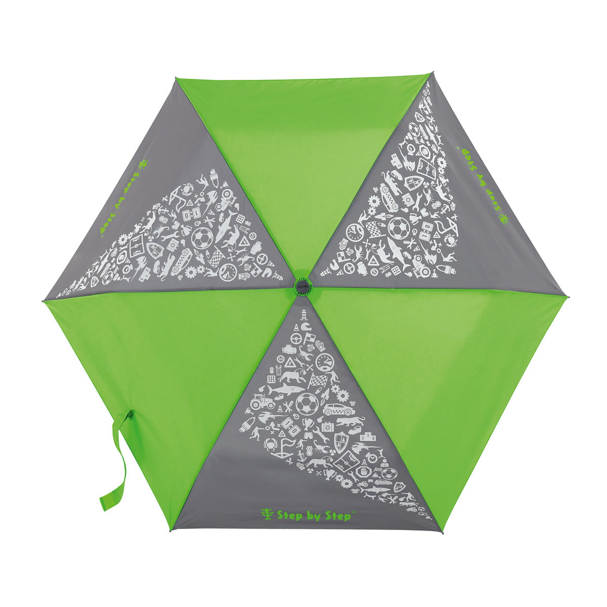 Step by Step Regenschirm, Neon Green