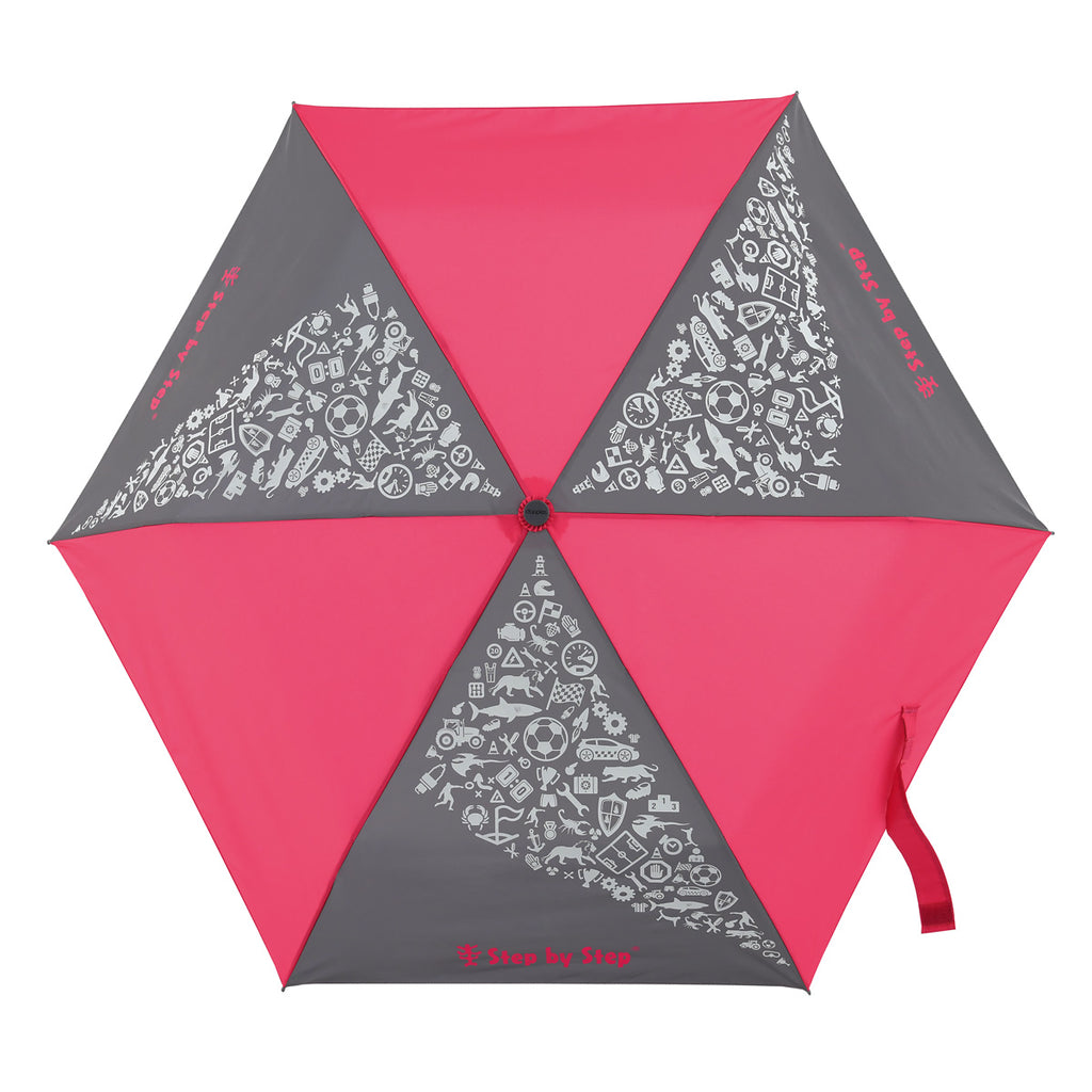 Step by Step Regenschirm, Neon Pink