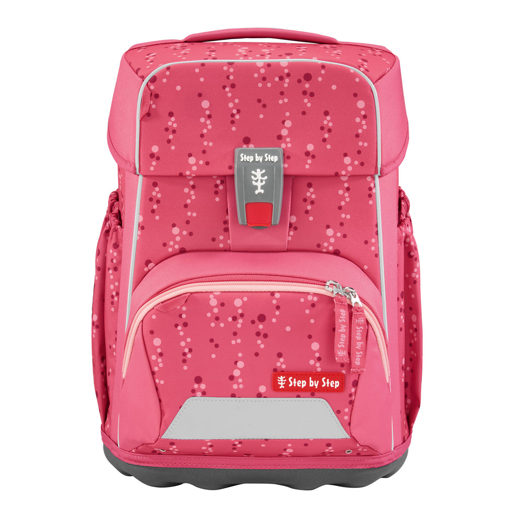 Step by Step Basis Schulranzen-Set, Pink Bubbles