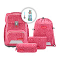 Step by Step Basis Schulranzen-Set, Pink Bubbles