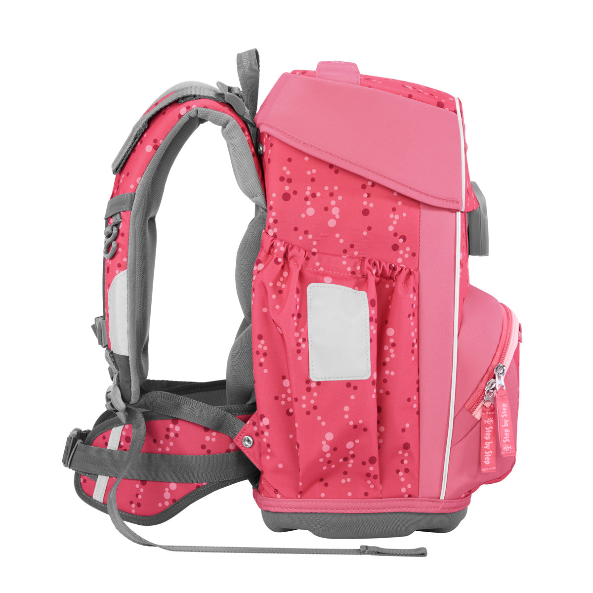 Step by Step Basis Schulranzen-Set, Pink Bubbles