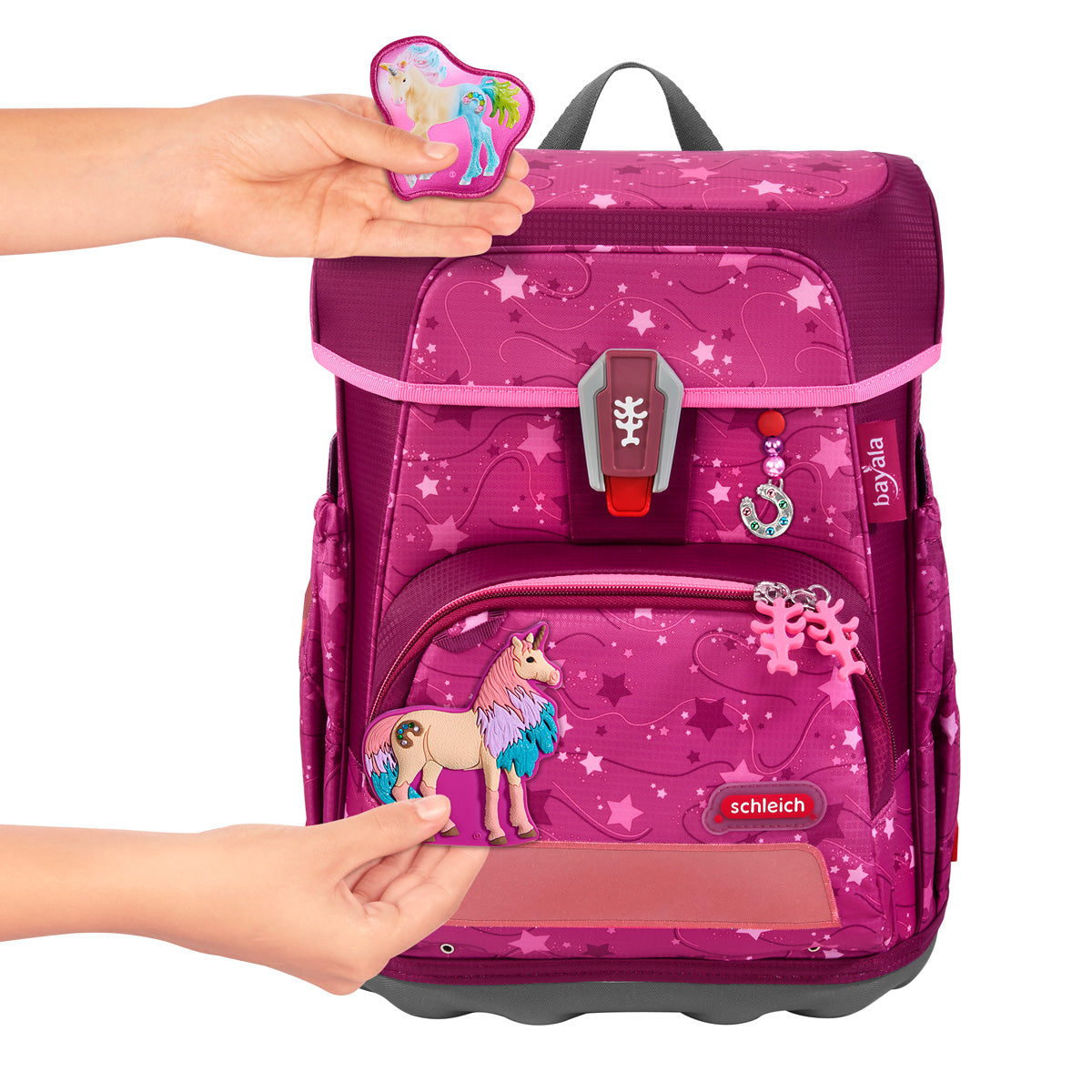 Step by Step Cloud Schulranzen-Set, Schleich Marshmallow Einhorn