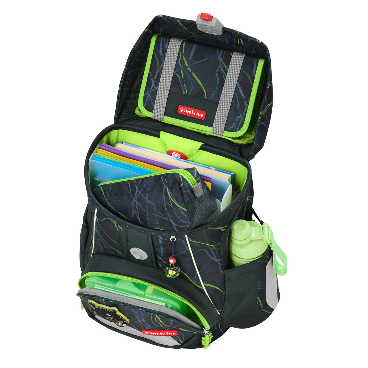 Step by Step Fit Schulranzen-Set, Danger Cat Chiko