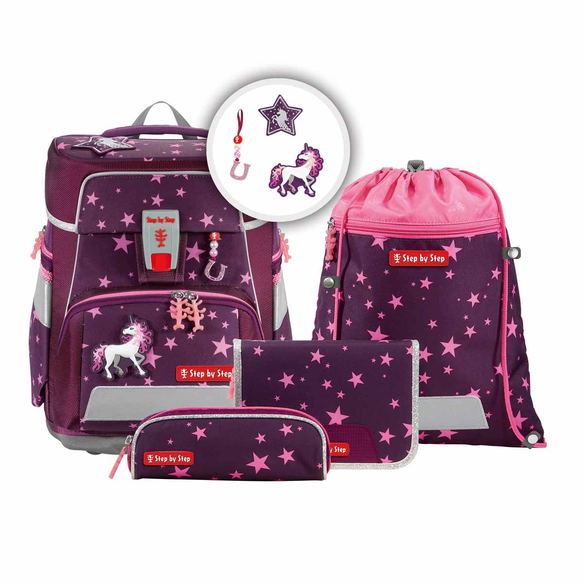 Step by Step Space Schulranzen-Set, Unicorn Nuala
