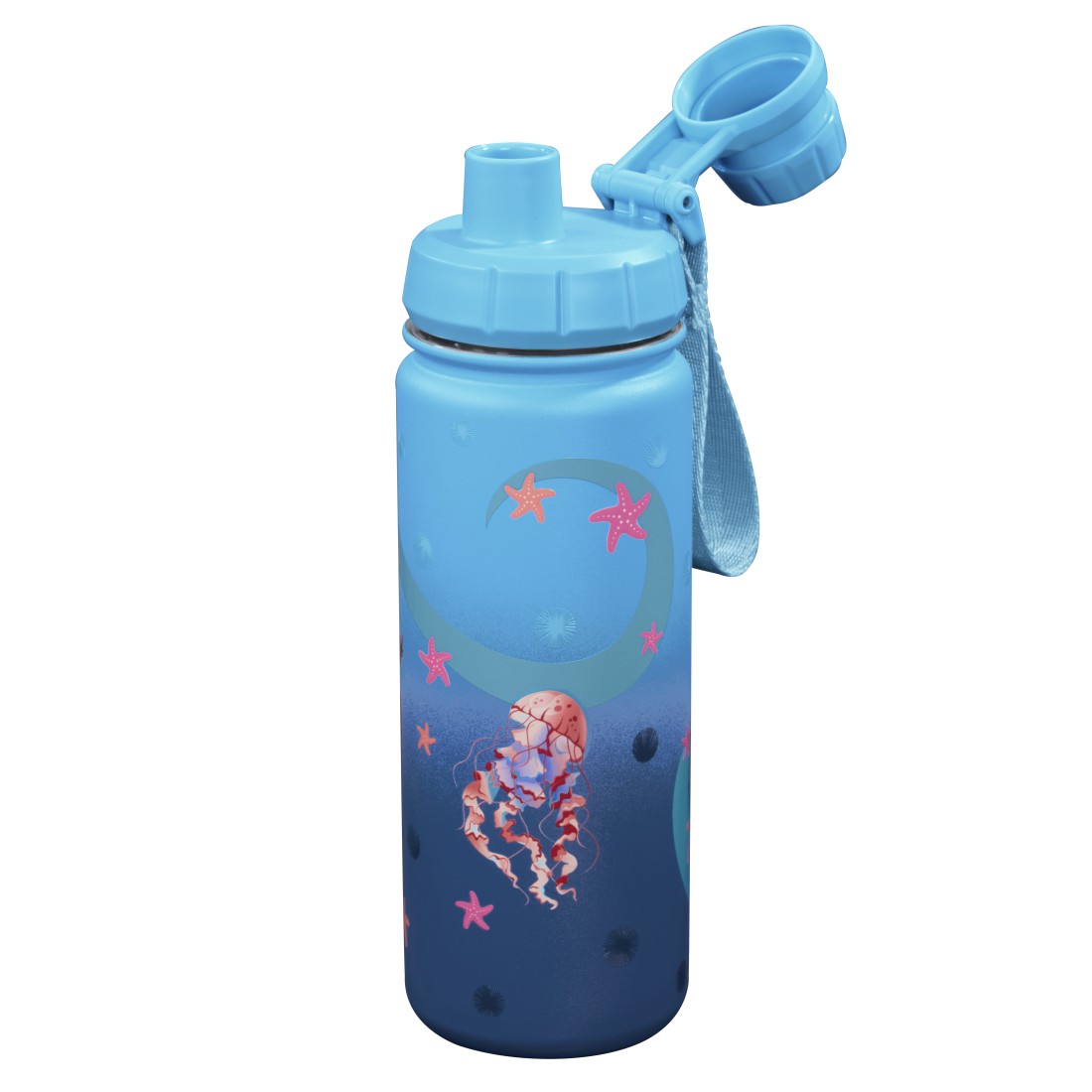 Step by Step isolierte Edelstahl-Trinkflasche Sweet Mermaid