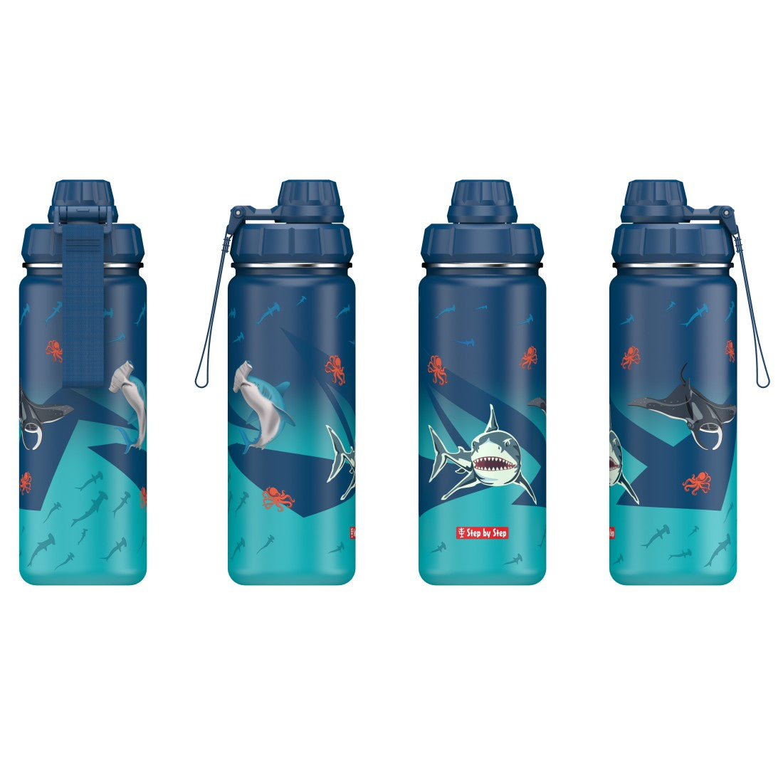 Step by Step isolierte Edelstahl-Trinkflasche Underwater
