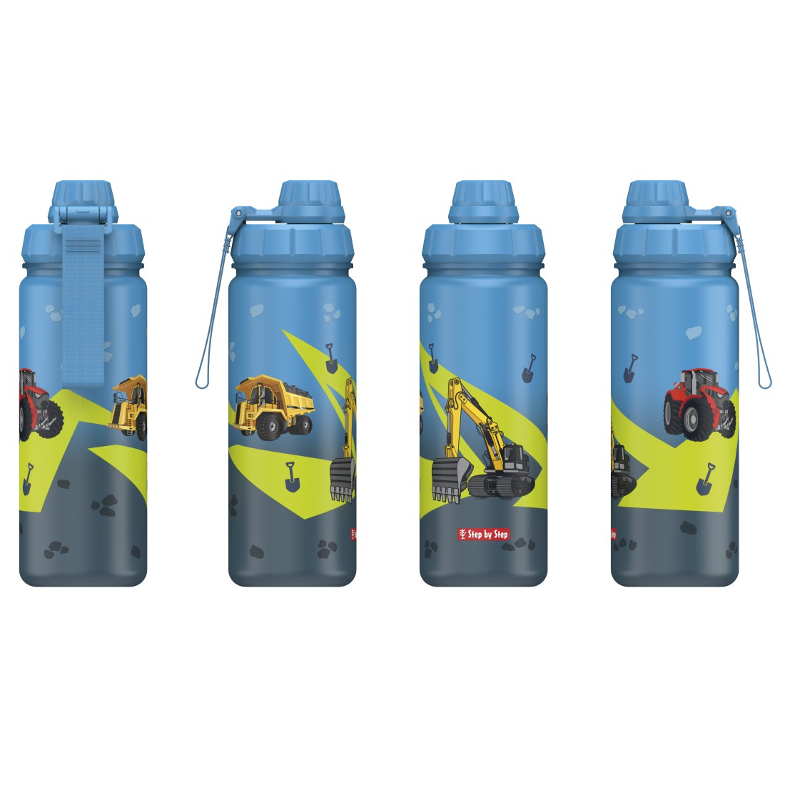 Step by Step isolierte Edelstahl-Trinkflasche Vehicle