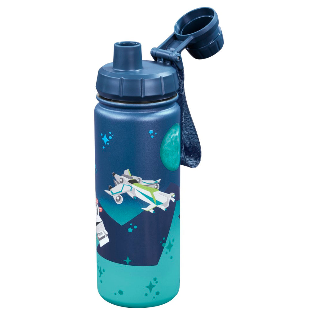 Step by Step isolierte Edelstahl-Trinkflasche Starship