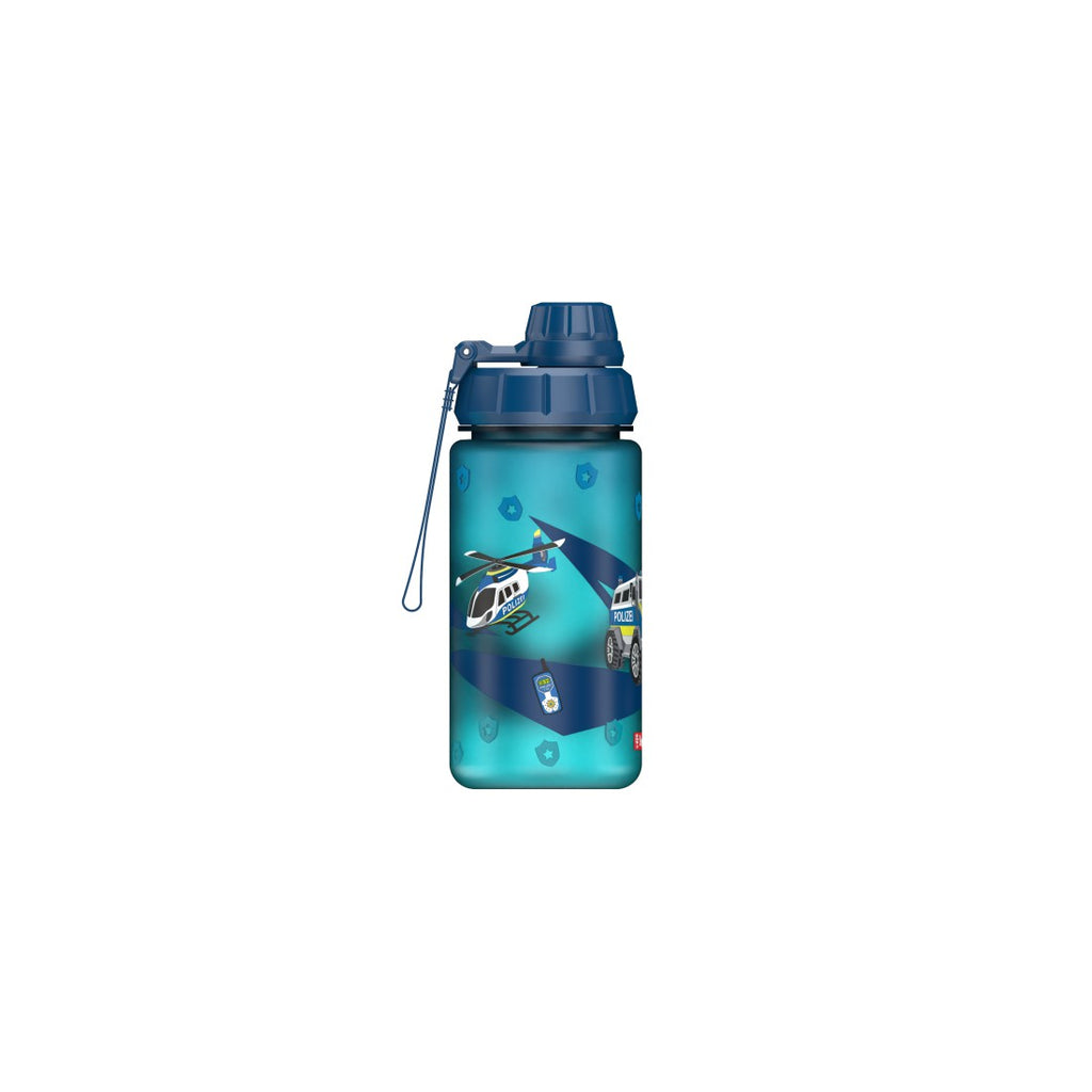Step by Step Trinkflasche Police in Blau