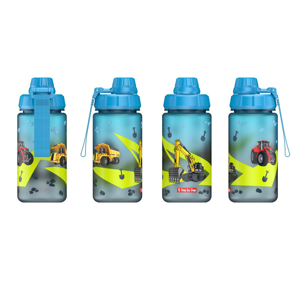 Step by Step Trinkflasche Vehicle in Blau, dritte Ansicht