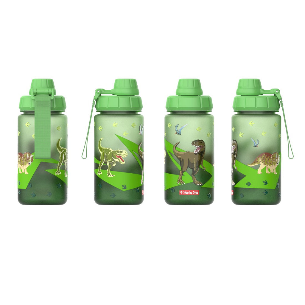 Step by Step Trinkflasche Dino in Grün, dritte Produktansicht
