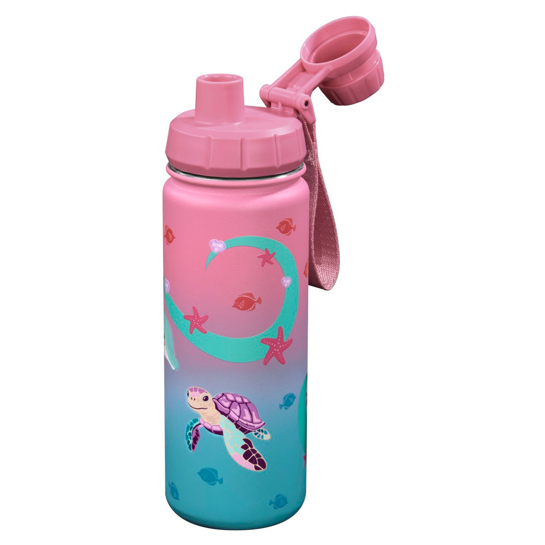 Step by Step isolierte Edelstahl-Trinkflasche Sealife