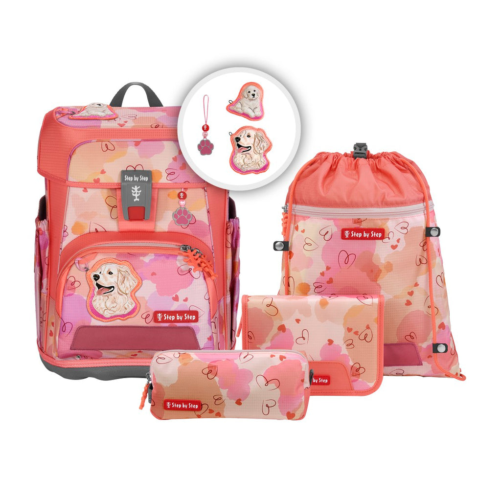 Step by Step CLOUD Schulranzen-Set “Dog Kira”, 5-teilig – abx2
