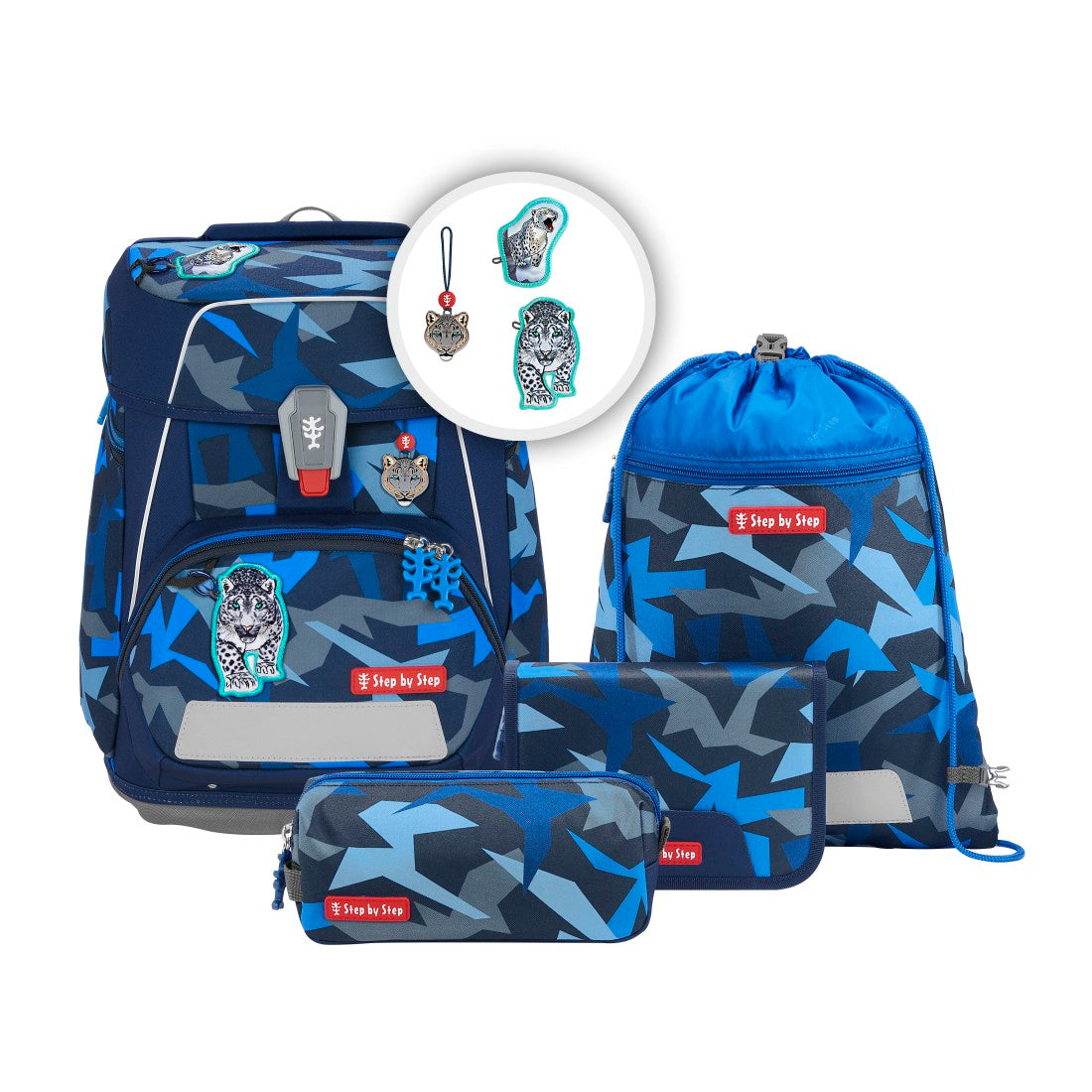 Step by Step SPACE Schulranzen-Set “Snow Leopard Arko”, 5-teilig – abx2