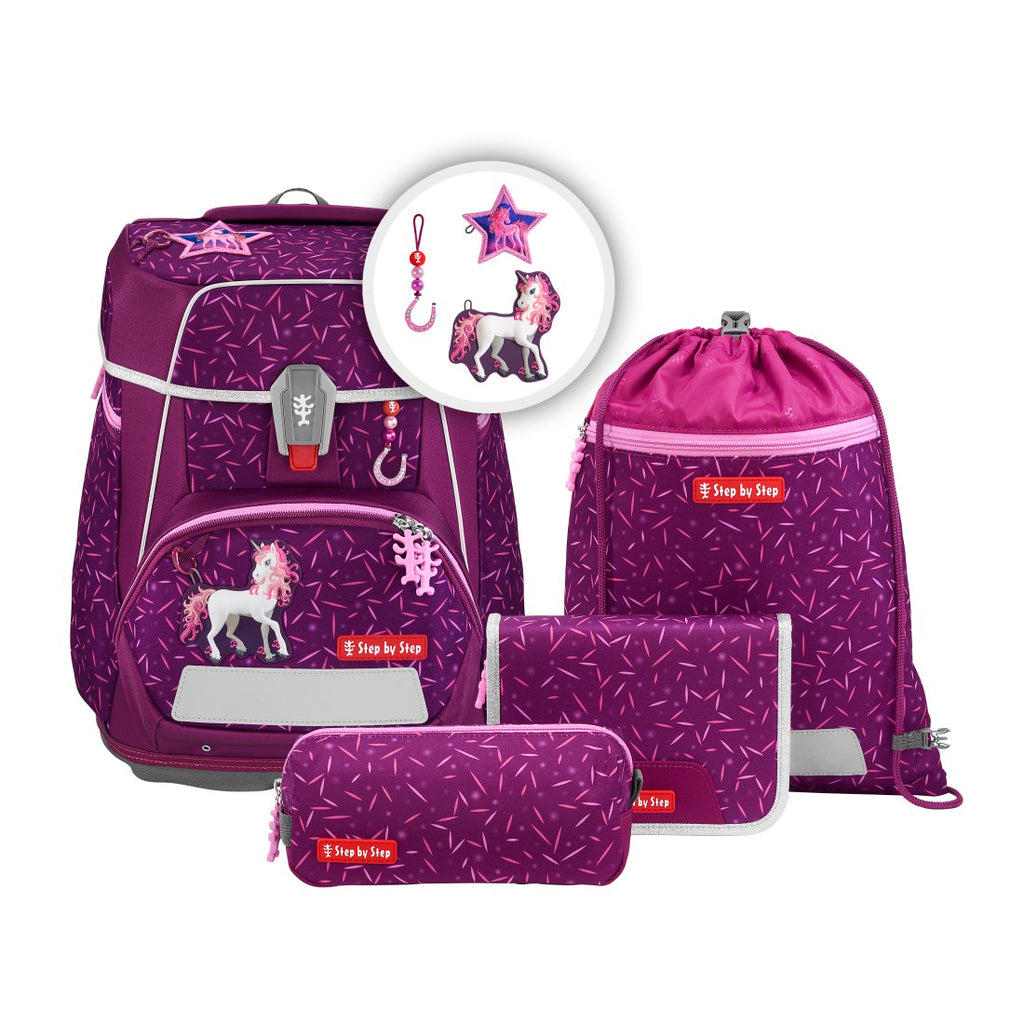Step by Step SPACE Schulranzen-Set "Pretty Unicorn Nuala", 5-teilig – abx2