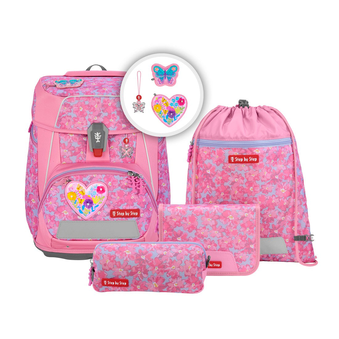 Step by Step SPACE Schulranzen-Set “Heart Luma”, 5-teilig – abx2