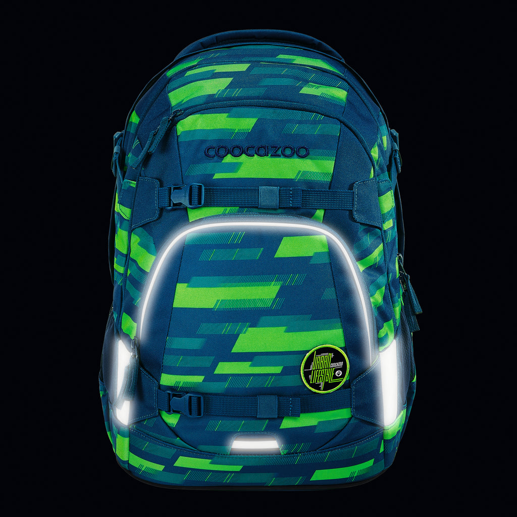 Coocazoo Mate, Lime Stripe
