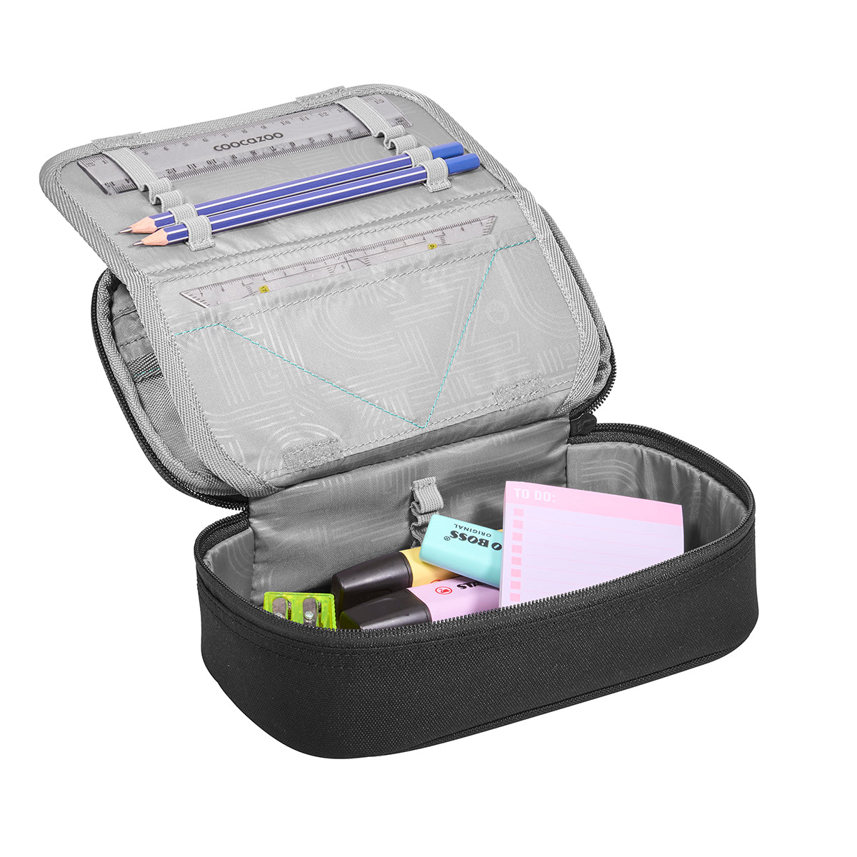 Coocazoo Mäppchen Pencil Case, Black Coal
