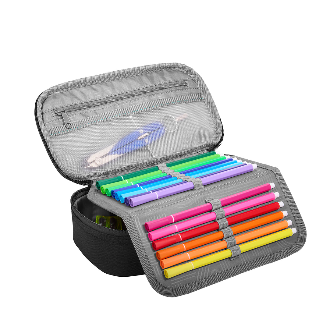 Coocazoo Mäppchen Pencil Case, Black Coal