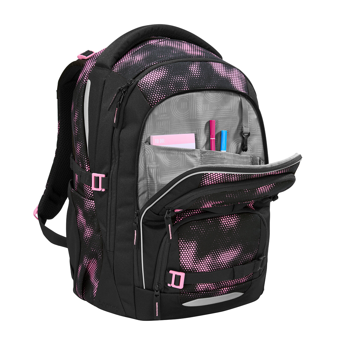 Coocazoo Schulrucksack Porter, Pink Illusion