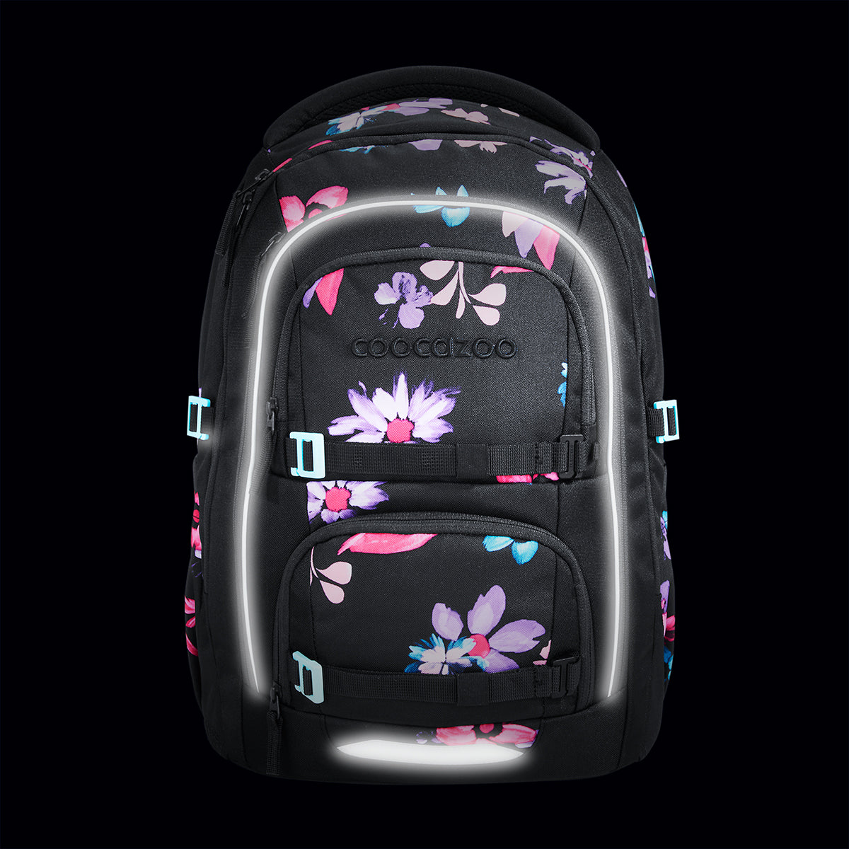 Coocazoo Schulrucksack Porter, Floral Artnight