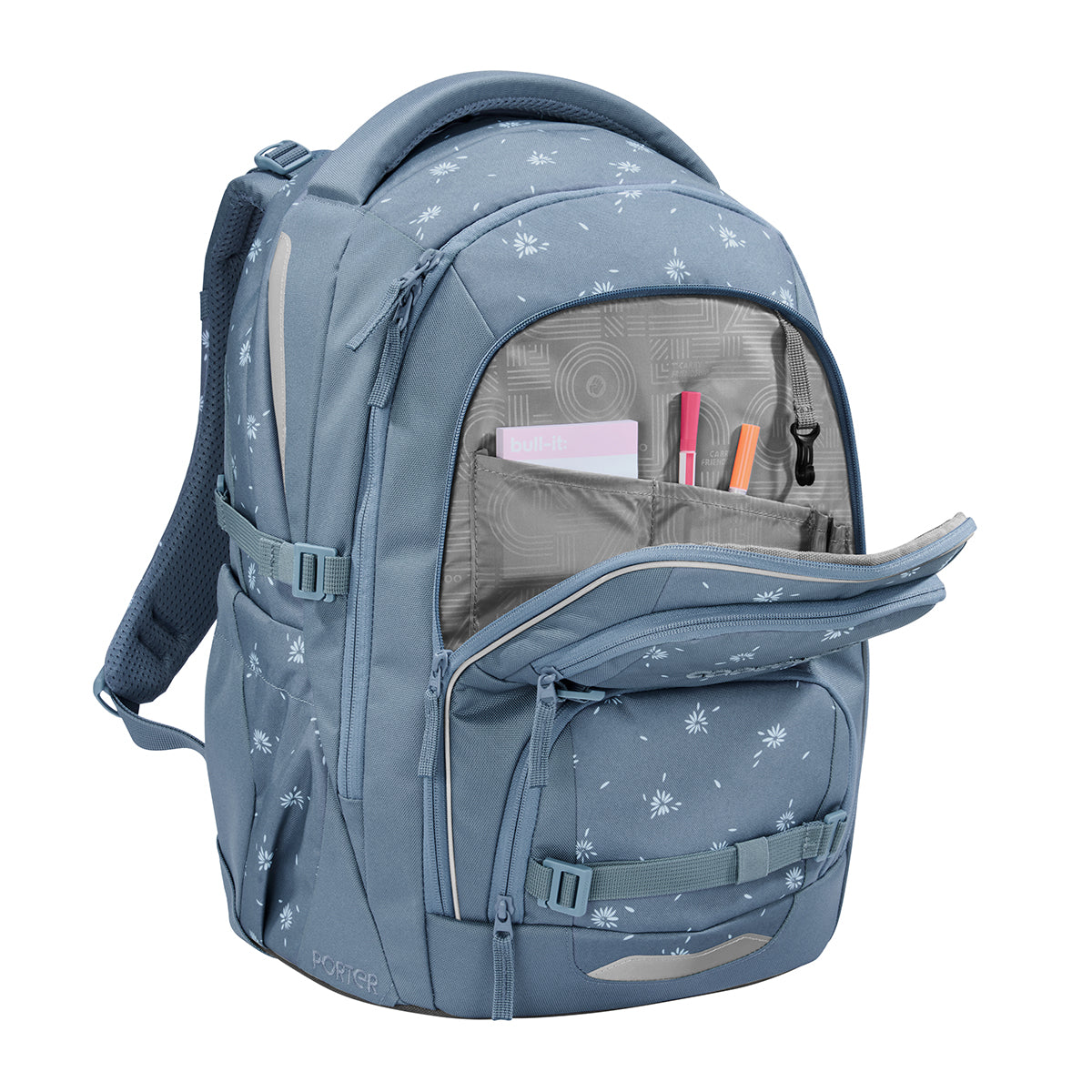 Coocazoo Schulrucksack Porter, Bloomy Daisy