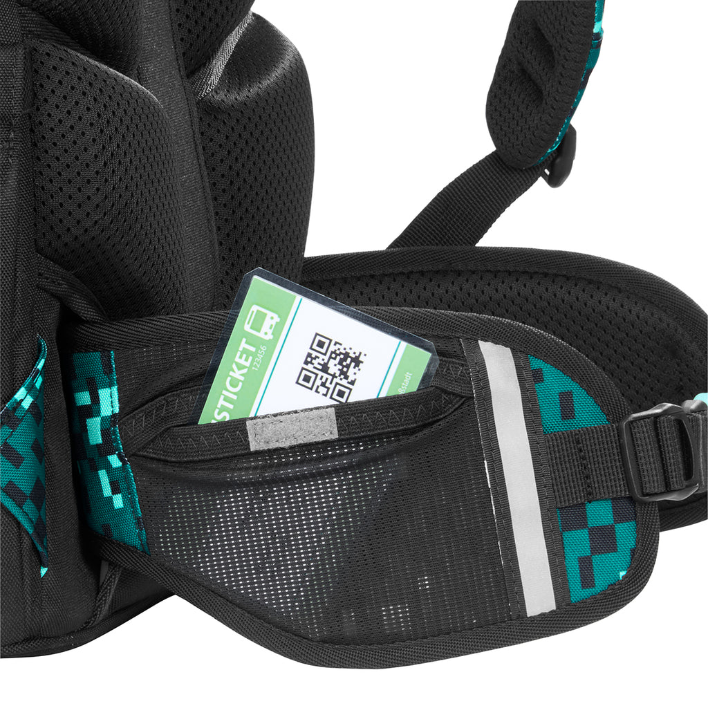 Coocazoo Schulrucksack Porter, Pixel Blox