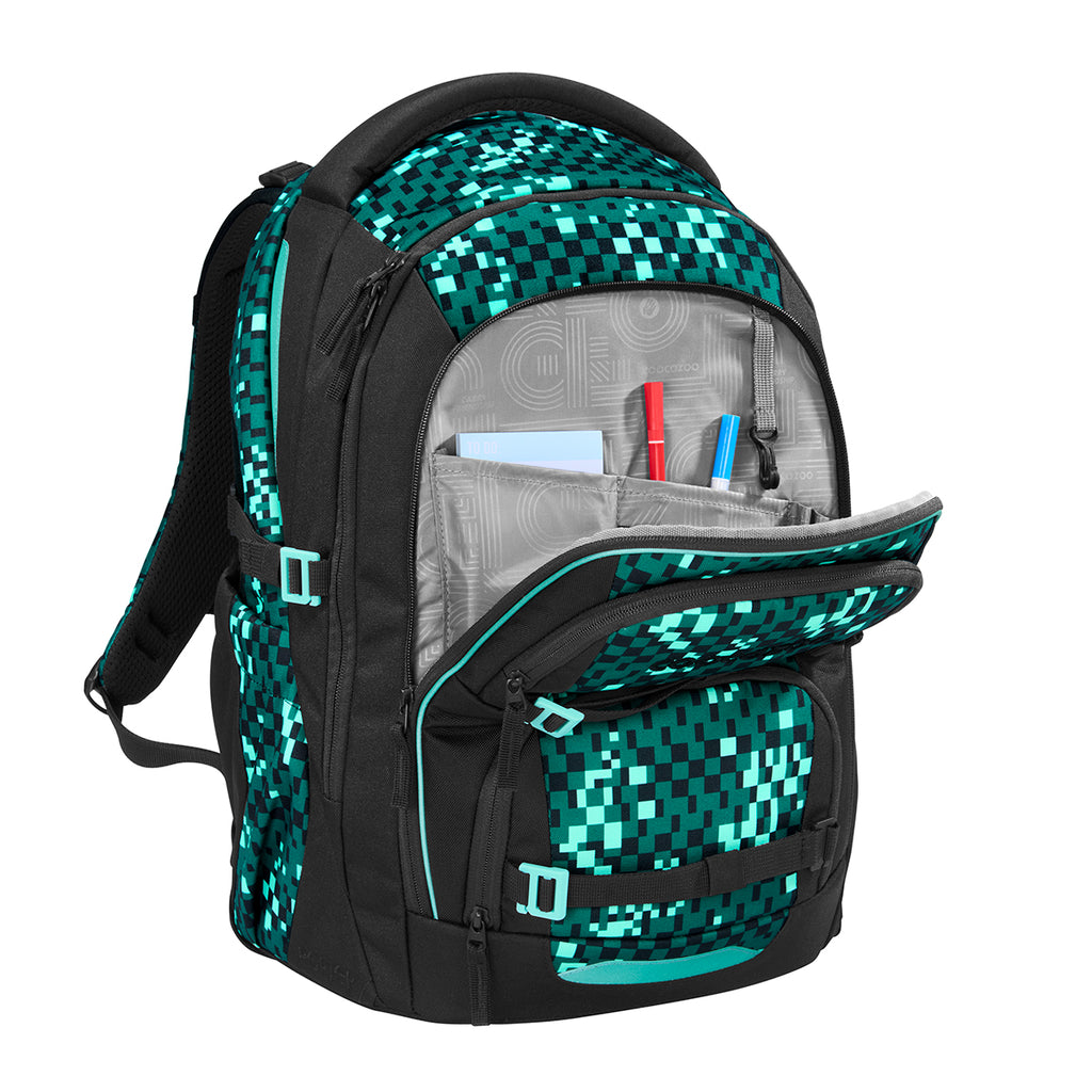 Coocazoo Schulrucksack Porter, Pixel Blox