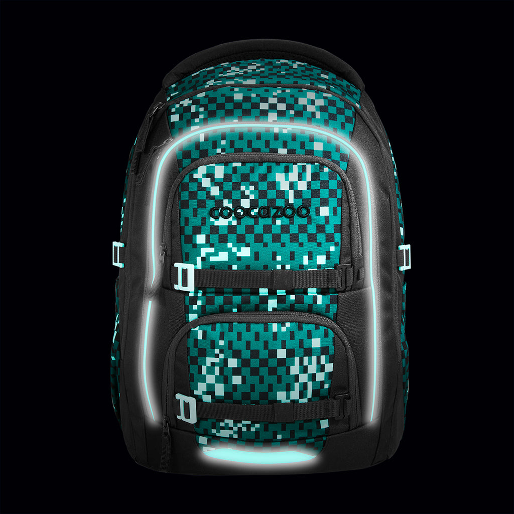 Coocazoo Schulrucksack Porter, Pixel Blox