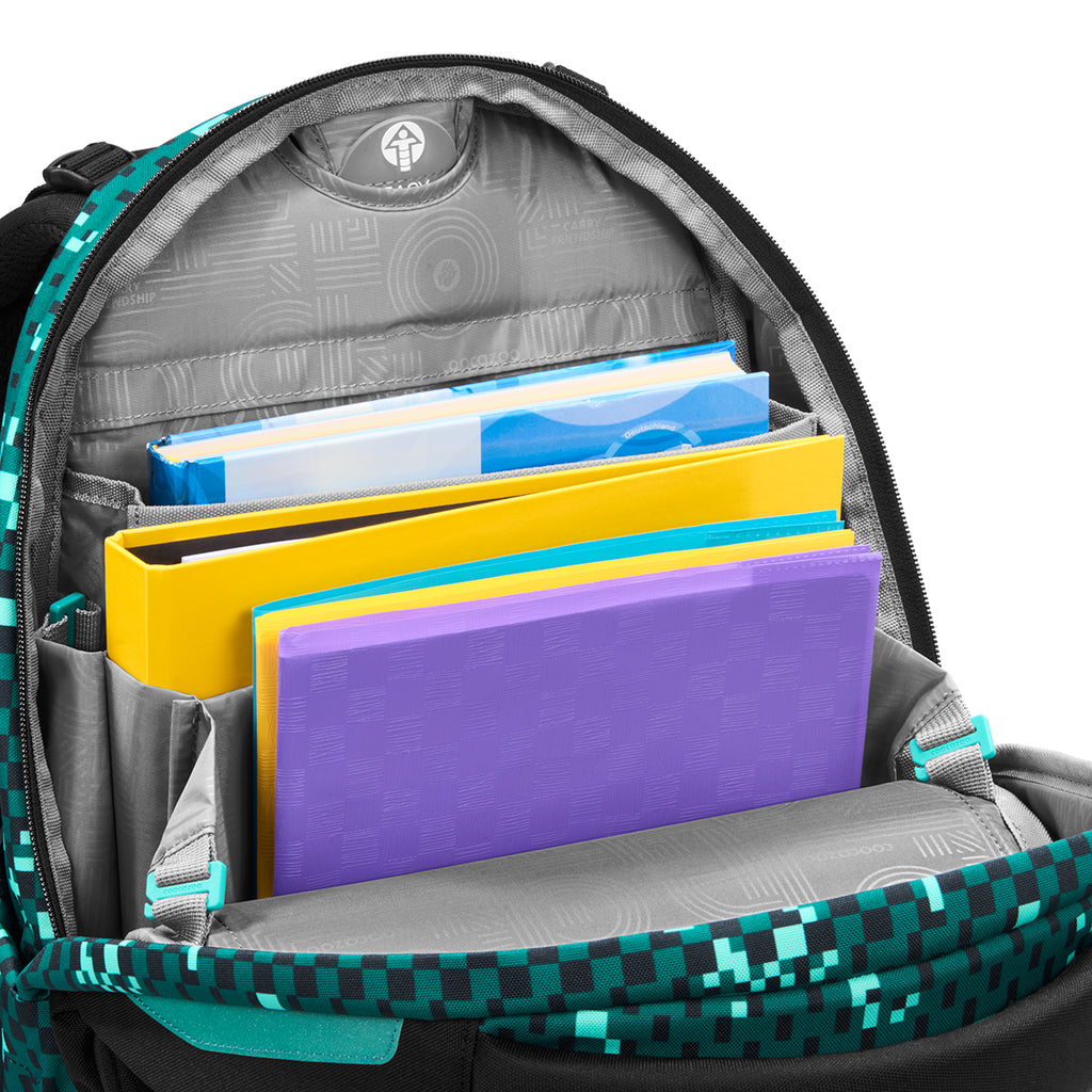 Coocazoo Schulrucksack Porter, Pixel Blox