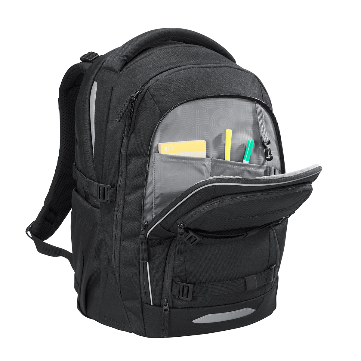 Coocazoo Schulrucksack Porter, Black Coal
