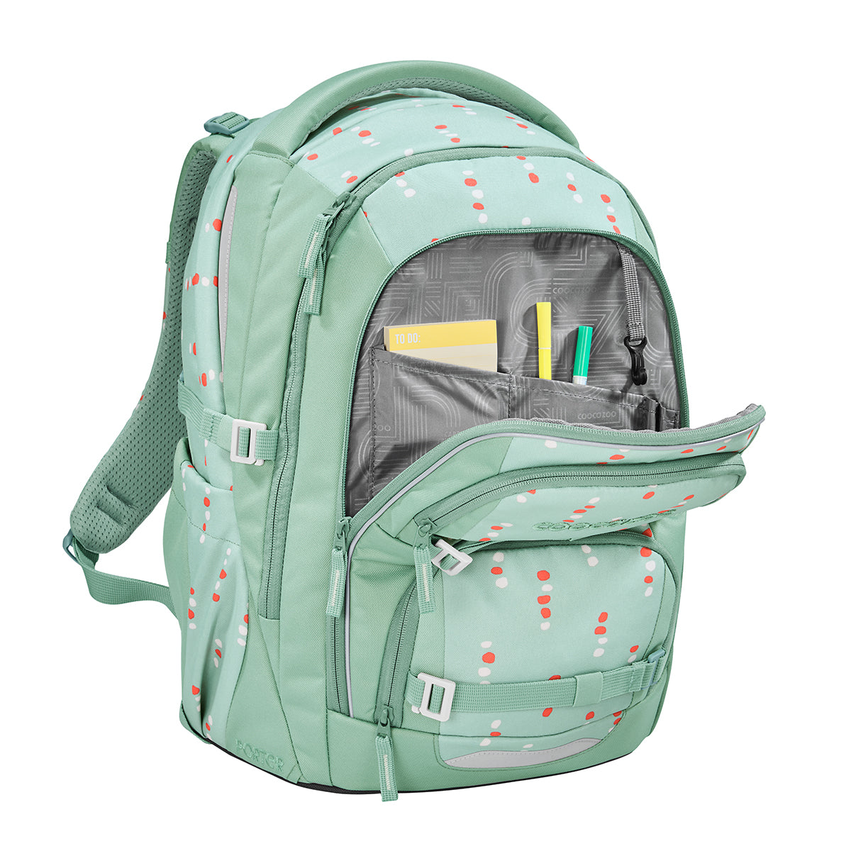 Coocazoo Schulrucksack Porter, Dancing Dots