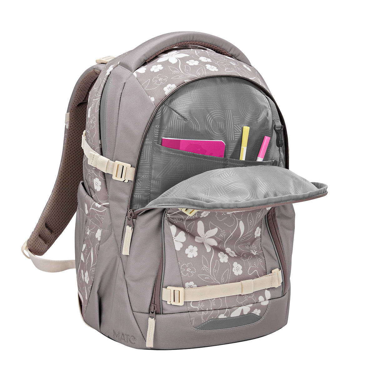 Coocazoo Schulrucksack Mate, Vanilla Bloom