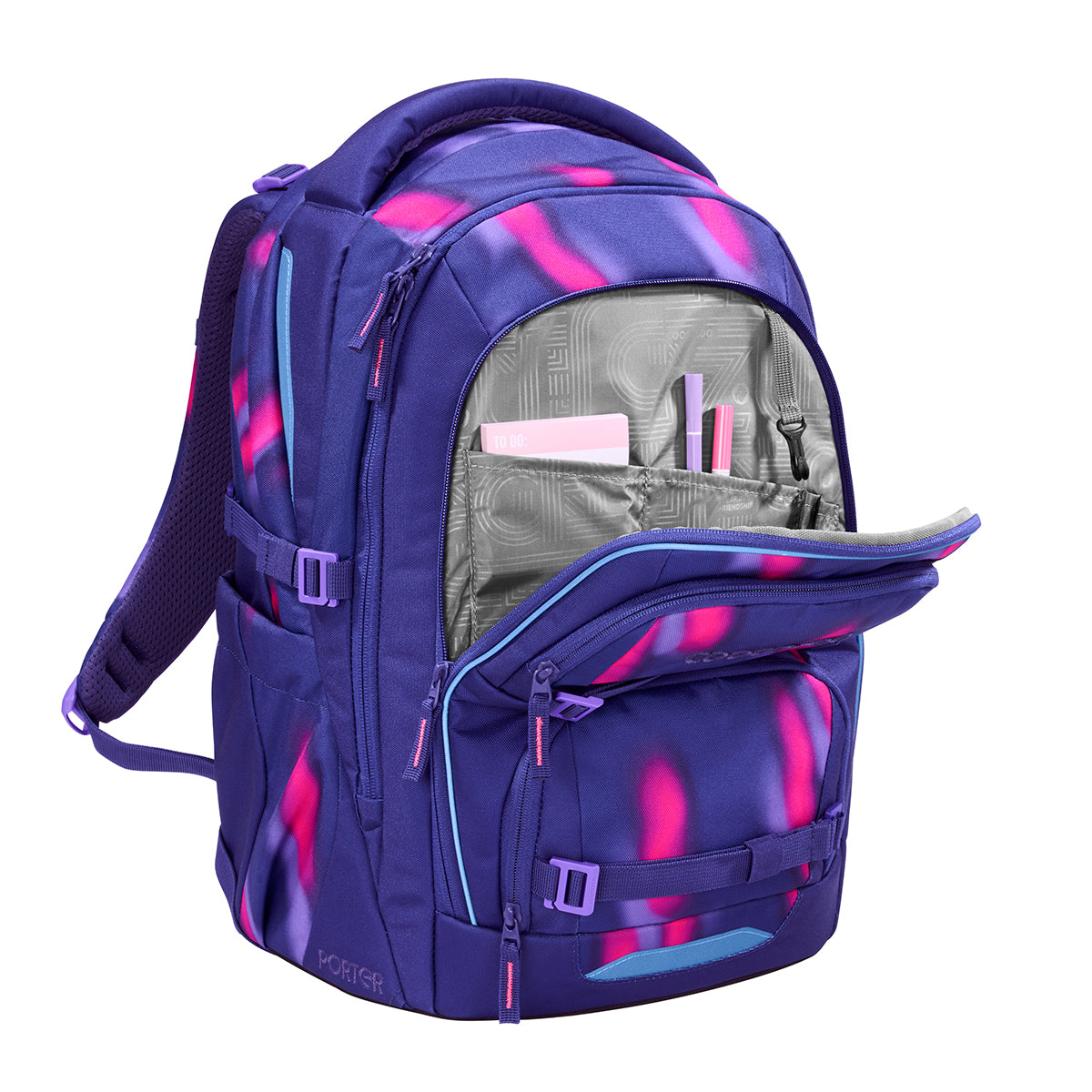 Coocazoo Schulrucksack Porter, Aurora Glow