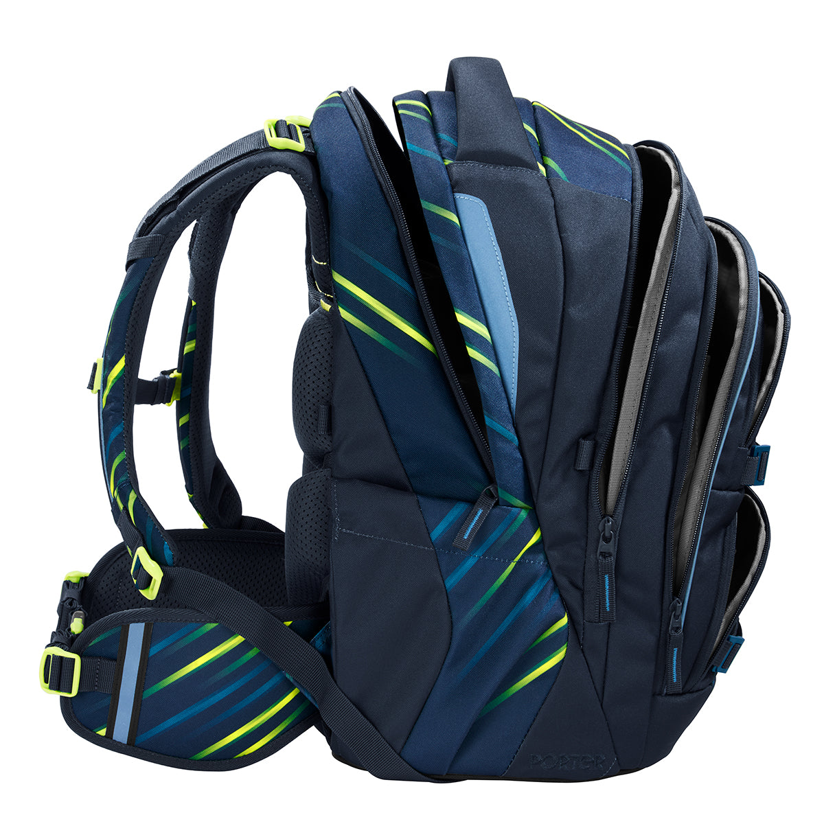 Coocazoo Schulrucksack Porter, Fast Lime