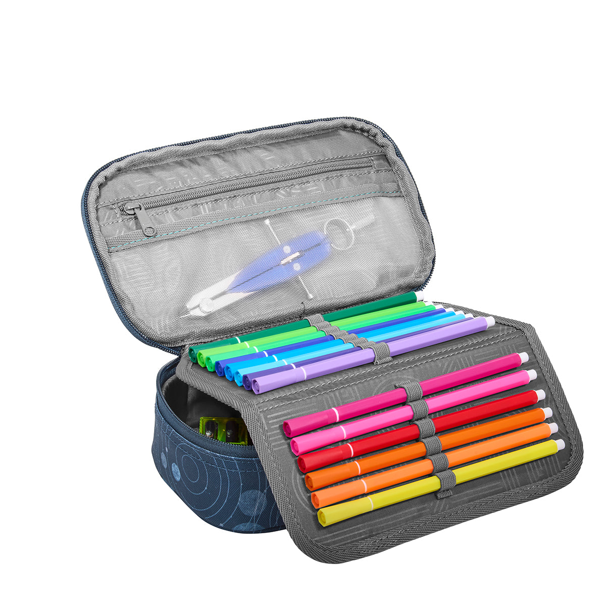 Coocazoo Mäppchen Pencil Case, Blue Orbit