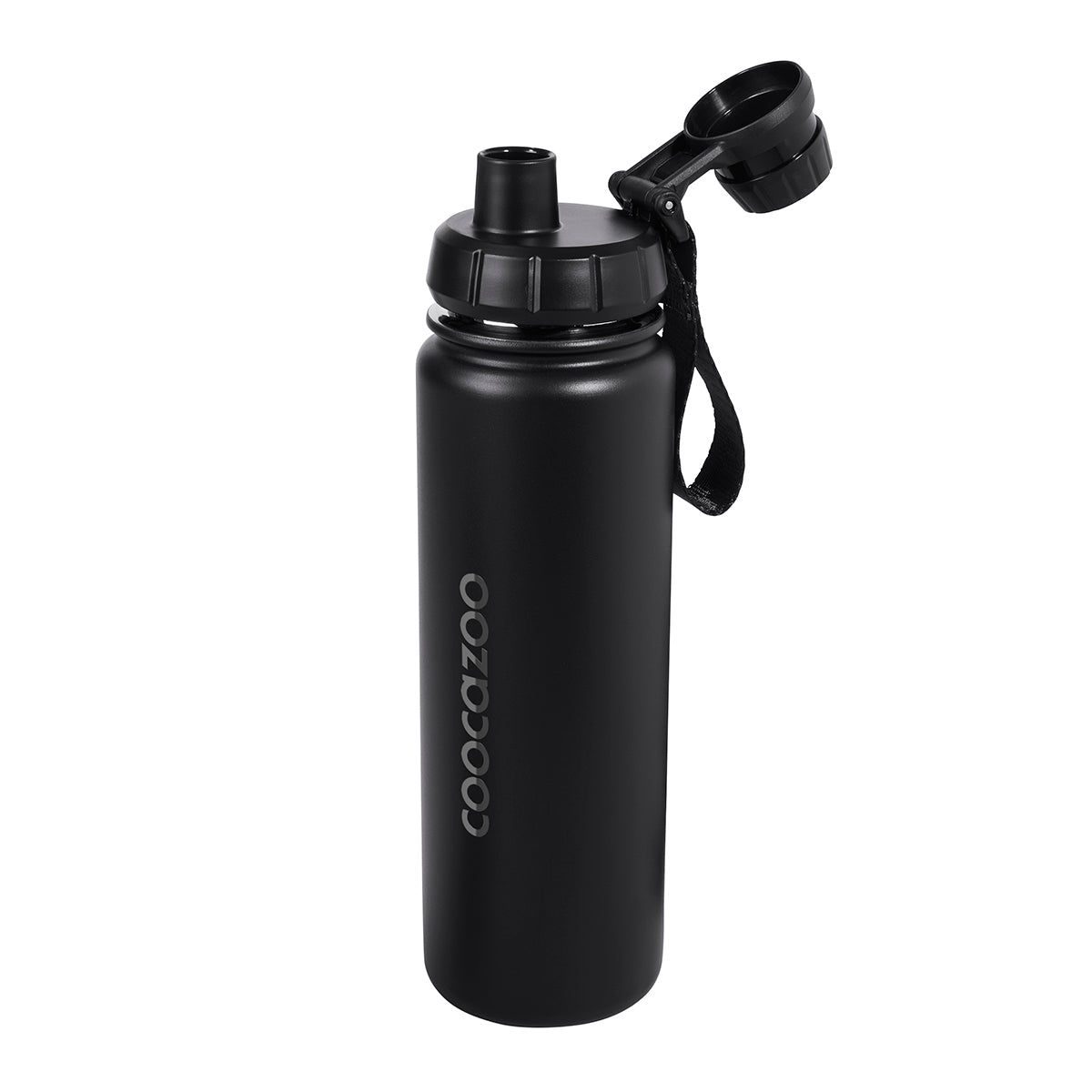 Coocazoo Edelstahl Trinkflasche, BLACK