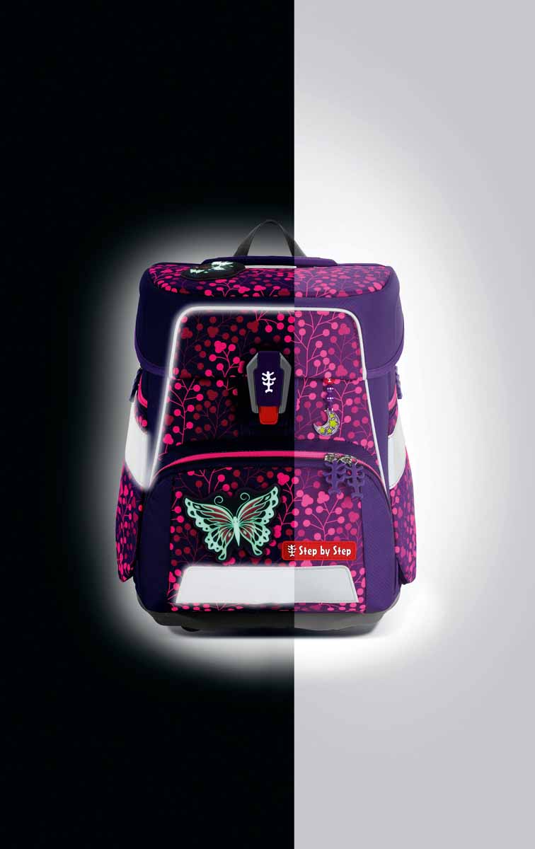 Step by Step Space Schulranzen-Set, Butterfly Night Ina