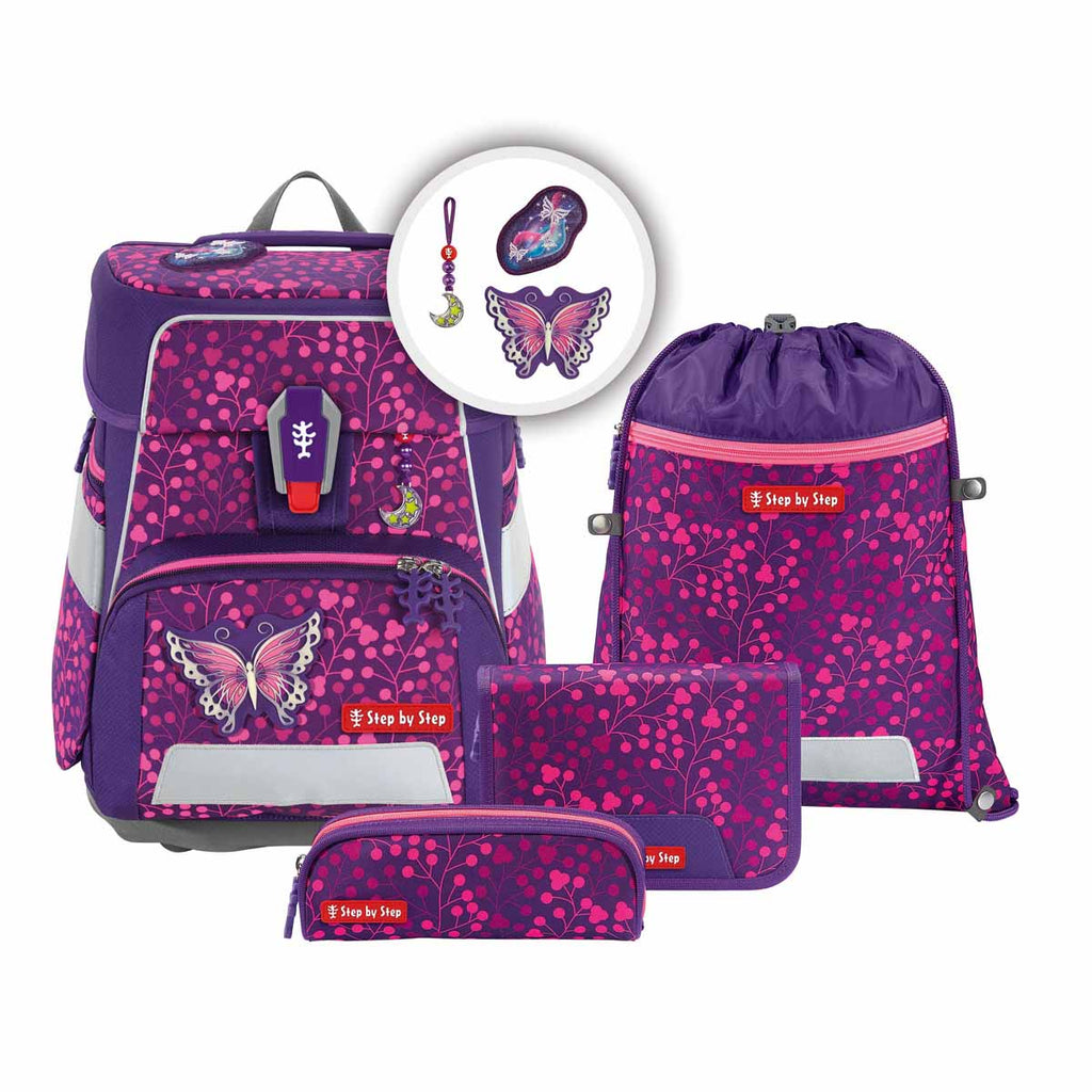 Step by Step Space Schulranzen-Set, Butterfly Night Ina