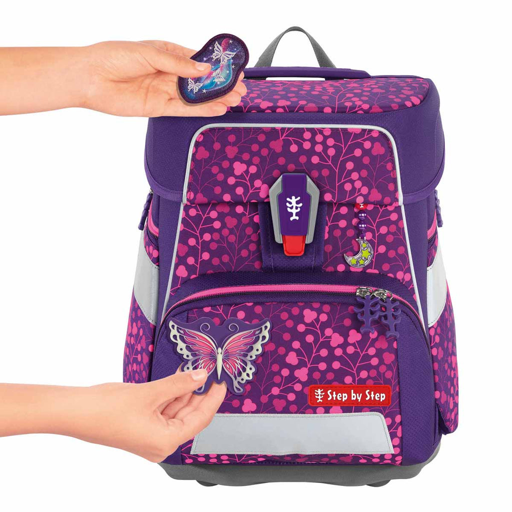 Step by Step Space Schulranzen-Set, Butterfly Night Ina