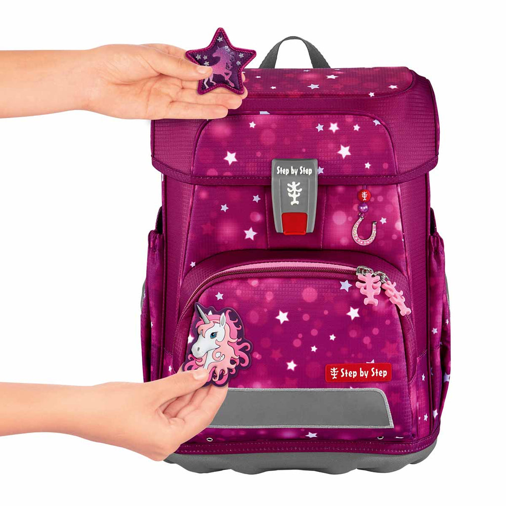 Step by Step Cloud Schulranzen-Set, Sweet Unicorn Nuala