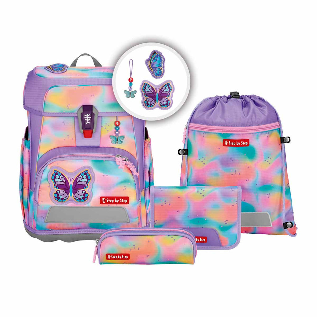 Step by Step Cloud Schulranzen-Set, Butterfly Luna
