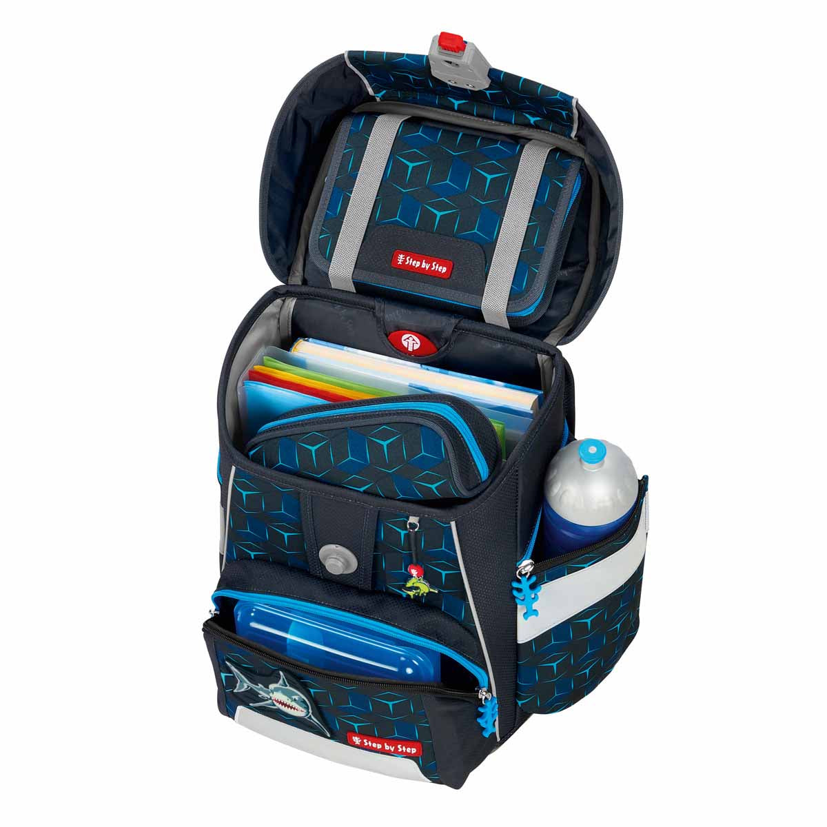 Step by Step Space Schulranzen-Set, Shark Dexter