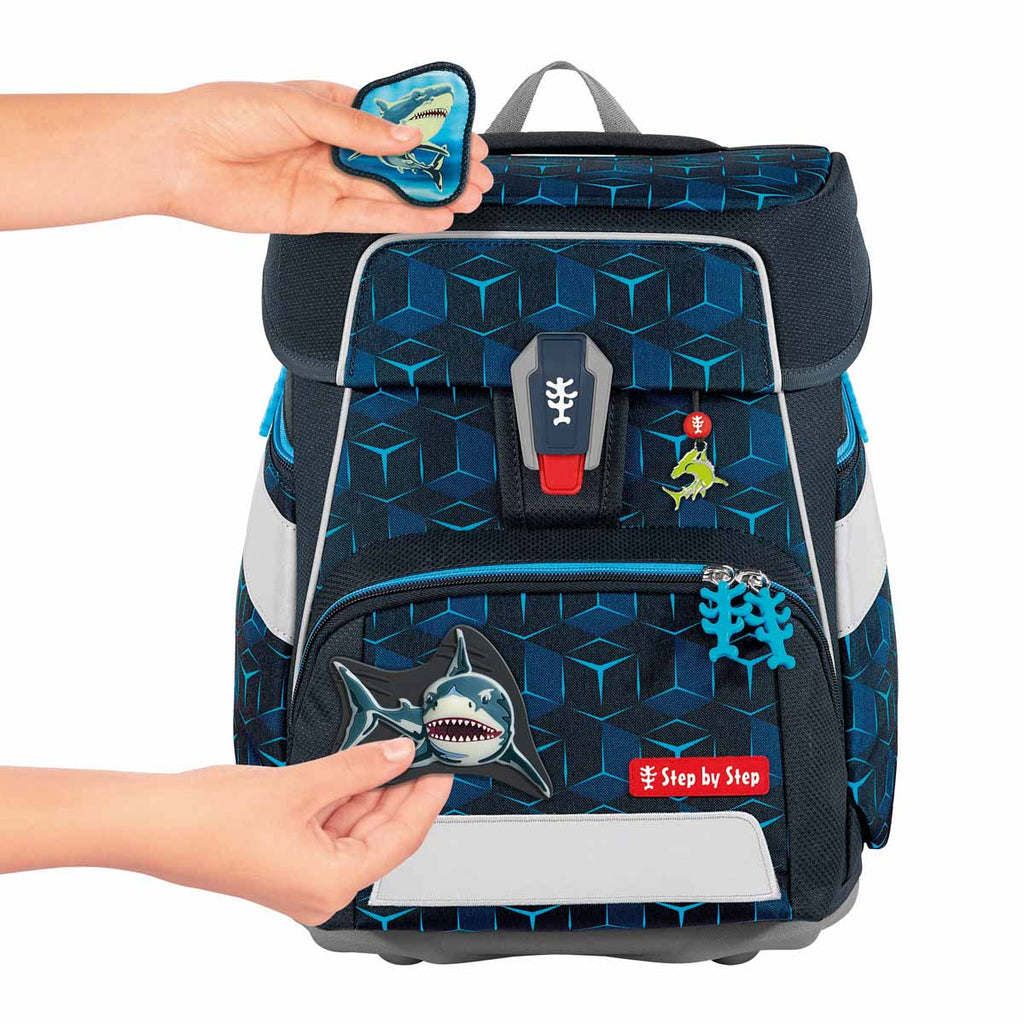 Step by Step Space Schulranzen-Set, Shark Dexter