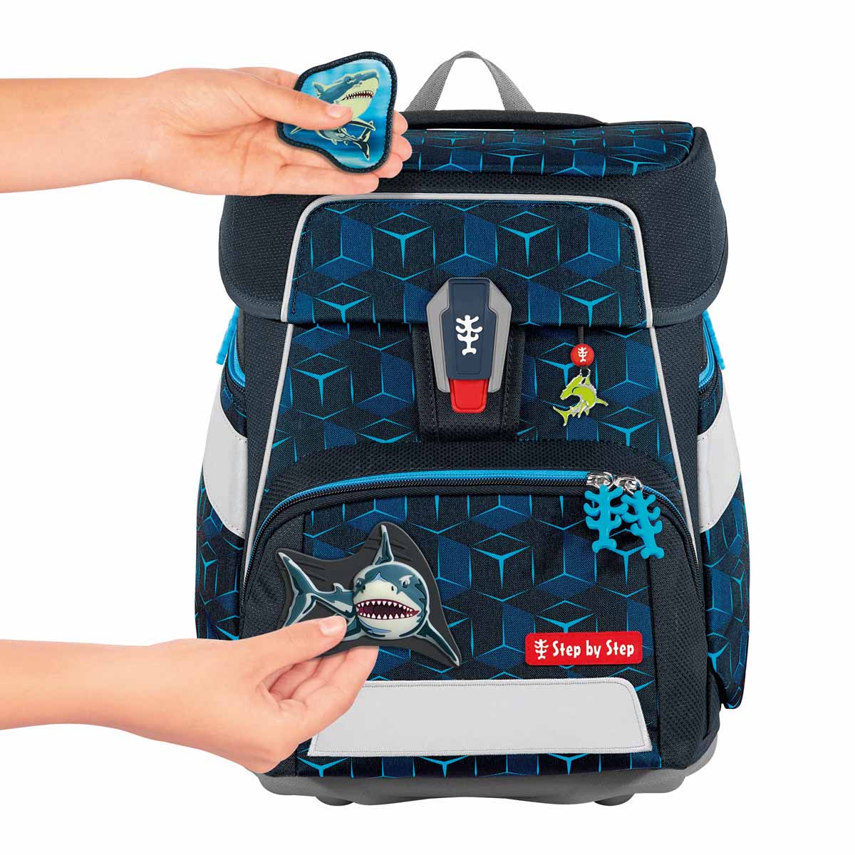 Step by Step Space Schulranzen-Set, Shark Dexter