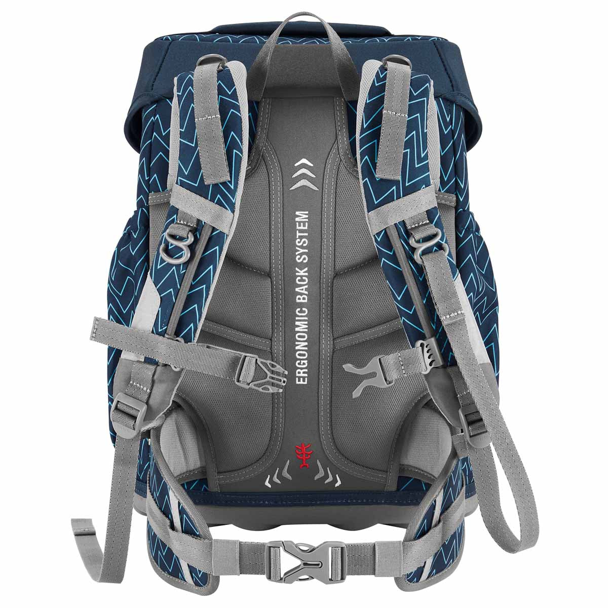 Step by Step Basis Schulranzen-Set, Blue Lines