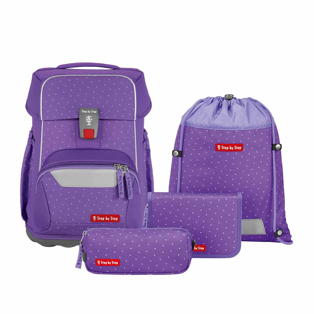 Step by Step Basis Schulranzen-Set, Purple Konfetti