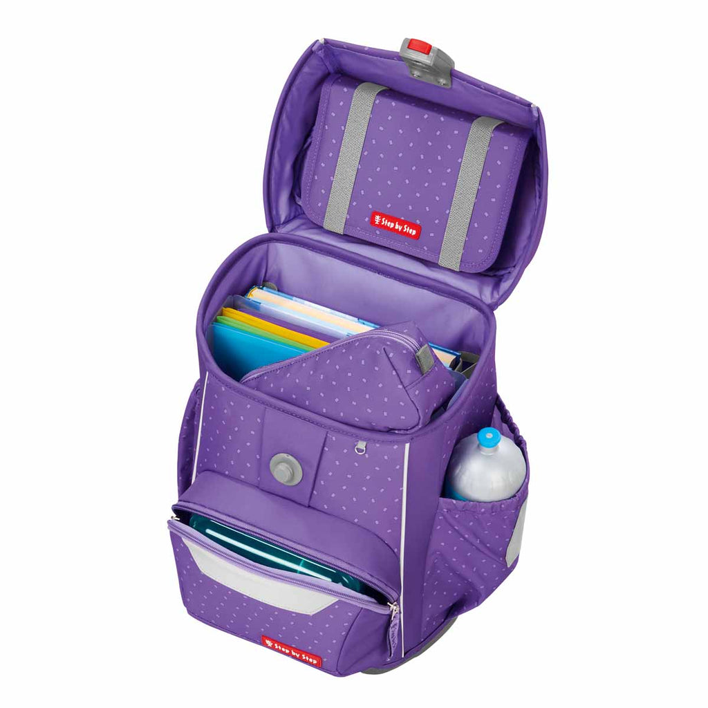 Step by Step Basis Schulranzen-Set, Purple Konfetti